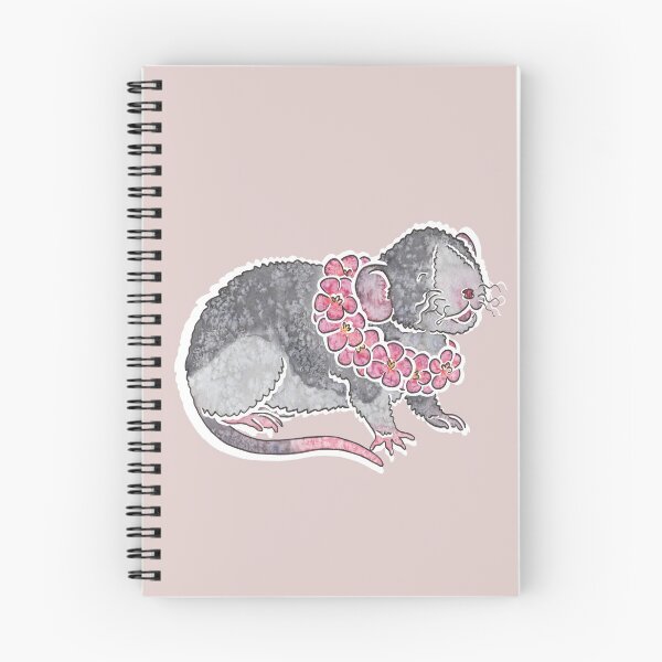Item preview, Watercolour rat - rex dumbo roan kitten designed and sold by animalartbyjess.