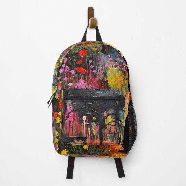 Item preview, Black Cat in Monet Garden 2 designed and sold by Nora Gad.