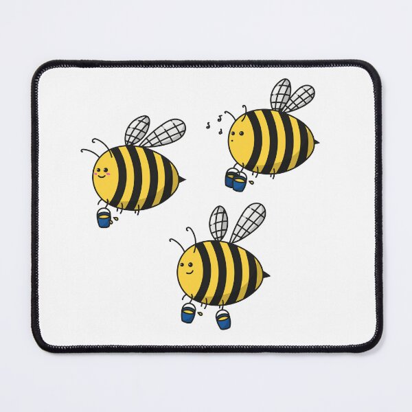 Item preview, Happy bees with honey designed and sold by Polikarp Okunyuk.