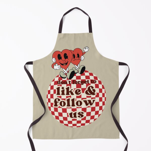 Item preview, Follow Your Heart Cartoon Retro 70s "Don't forget to like and follow us" designed and sold by VieBelieve.