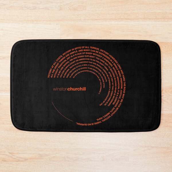 Item preview, Winston Churchill quotes. (orangered) designed and sold by CMYKStudio.