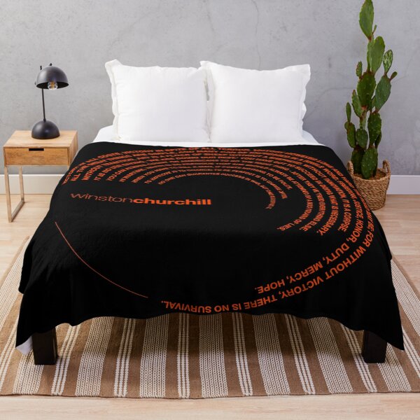 Item preview, Winston Churchill quotes. (orangered) designed and sold by CMYKStudio.
