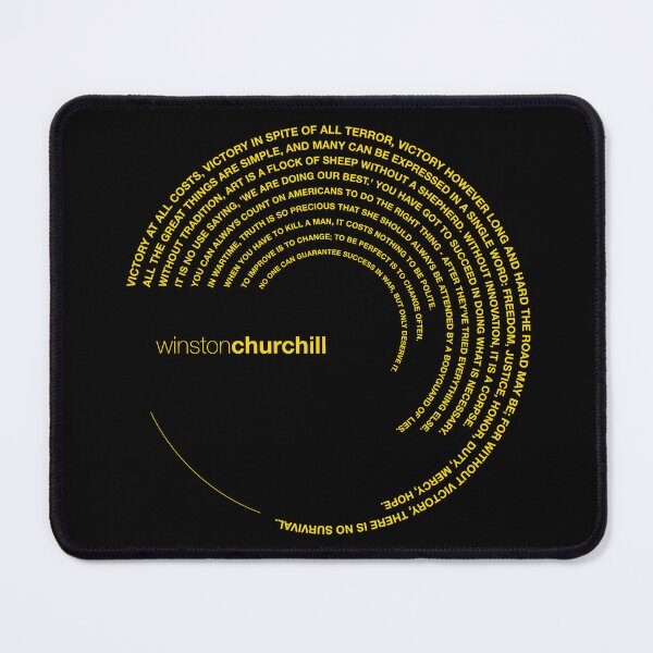 Item preview, Winston Churchill quotes. (gold) designed and sold by CMYKStudio.