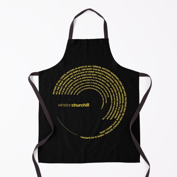 Item preview, Winston Churchill quotes. (gold) designed and sold by CMYKStudio.