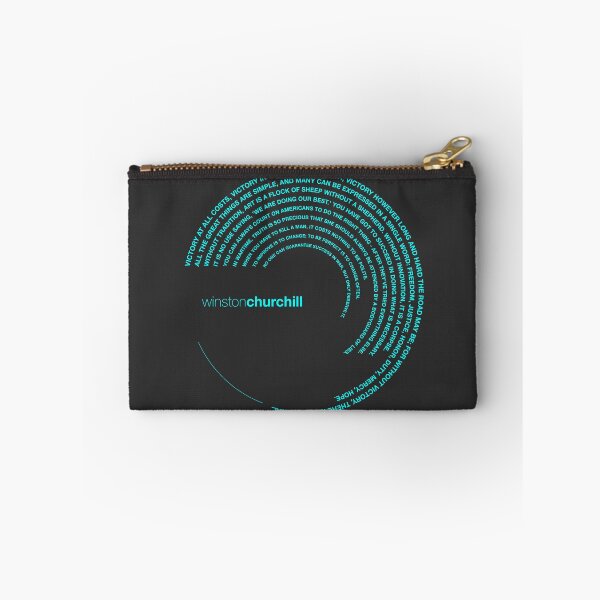 Item preview, Winston Churchill quotes. (aqua) designed and sold by CMYKStudio.