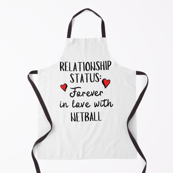 Item preview, Relationship status: Forever in love with netball  designed and sold by TheGreenGoat.