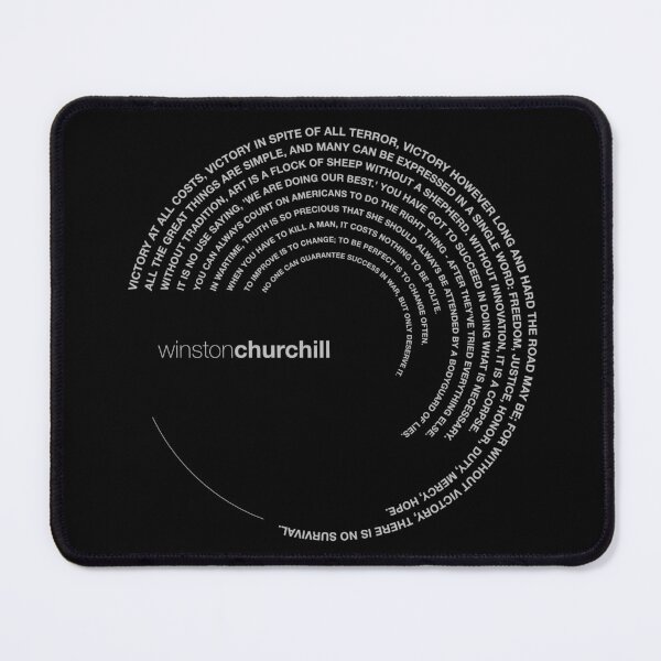 Item preview, Winston Churchill quotes. (silver) designed and sold by CMYKStudio.