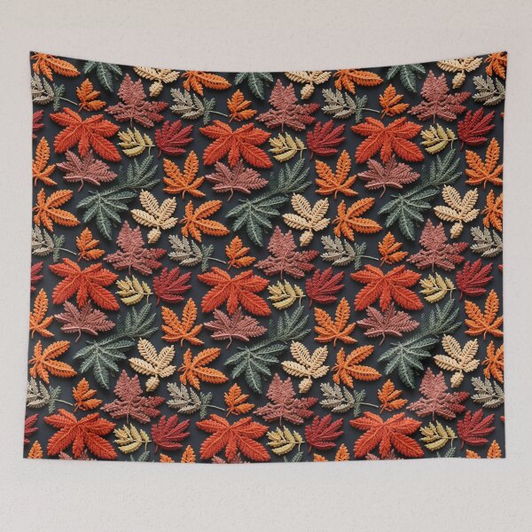 Item preview, Fall Foliage Elegance: Autumn Embroidery Pattern designed and sold by shopfindingbeni.