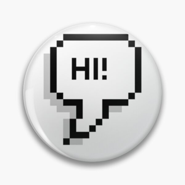 Item preview,  Pixel speech bubble designed and sold by BashPIXIE.