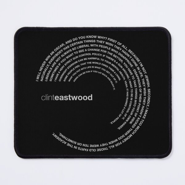 Item preview, Clint Eastwood quotes. (silver) designed and sold by CMYKStudio.