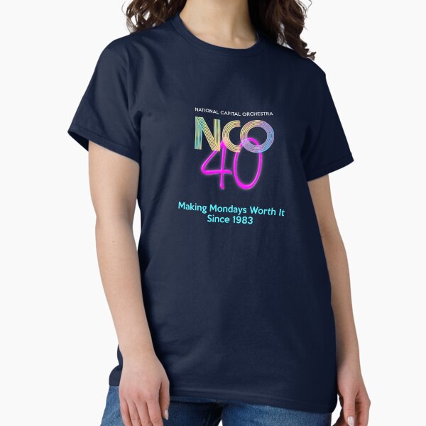 National Capital Orchestra NCO 40th Anniversary Logo Classic T-Shirt