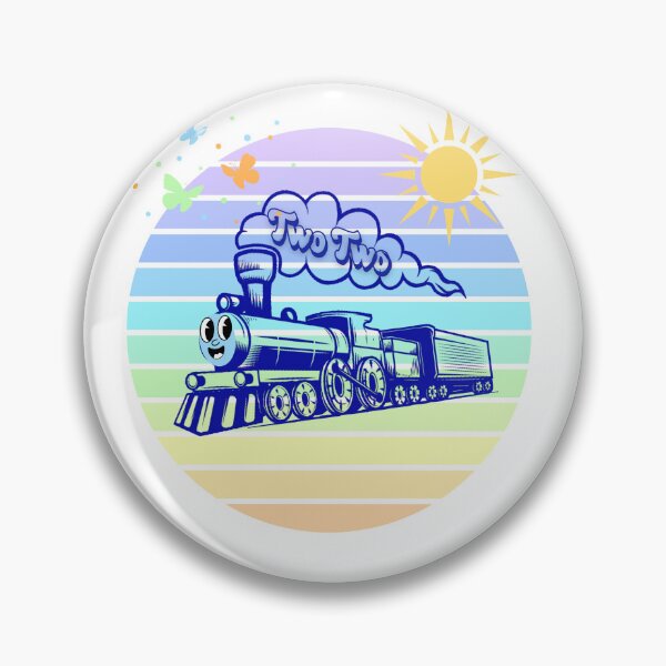 Item preview, Two two train, locomotive, kids, birthday designed and sold by Reflect33.