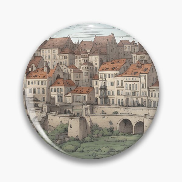 Item preview, Central European Splendor: A Picturesque Landscape Design designed and sold by browniefactory.