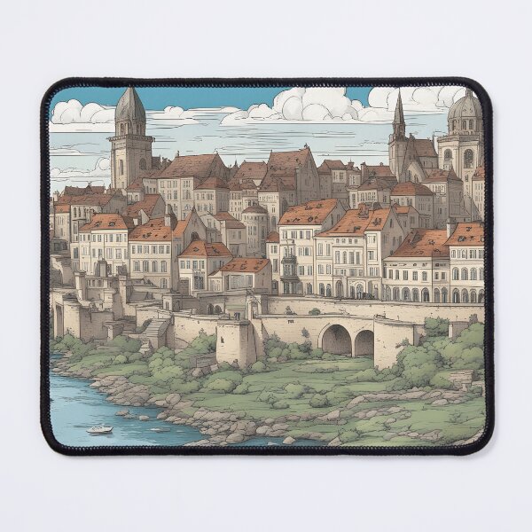 Item preview, Central European Splendor: A Picturesque Landscape Design designed and sold by browniefactory.