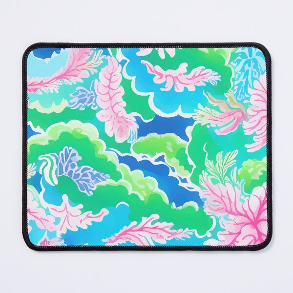 Item preview, Preppy coral reef, sea foam, waves, corals designed and sold by SophieClimaArt.
