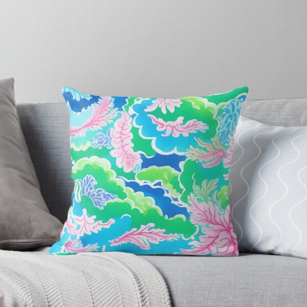 Item preview, Preppy coral reef, sea foam, waves, corals designed and sold by SophieClimaArt.
