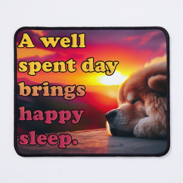 Item preview, Chow Sleeping after a long day designed and sold by Scandinavian-Ai.