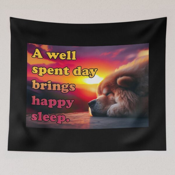 Item preview, Chow Sleeping after a long day designed and sold by Scandinavian-Ai.