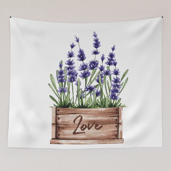 Item preview, Lavender watercolor designed and sold by stripedcarpet.