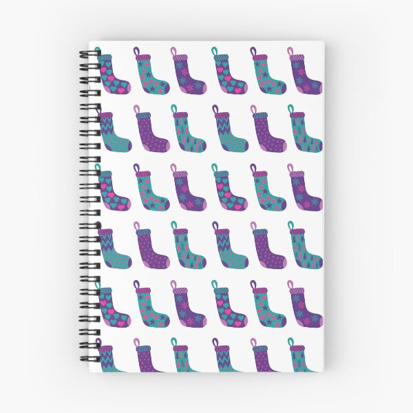 Item preview, Modern Aqua, Violet and Magenta Pink Christmas Stockings designed and sold by MoorePatterns.