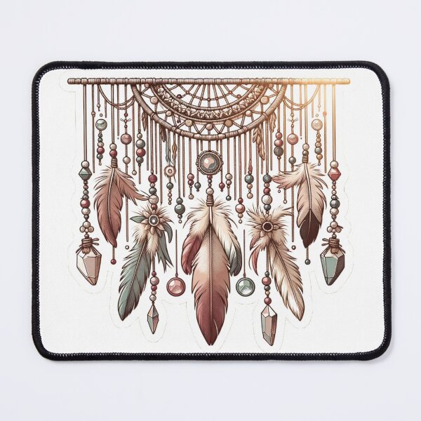 Item preview, Boho Radiance | Sunlit Macramé Dreamscape Sticker designed and sold by TheGraphicsLord.