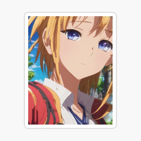 Karuizawa Kei in Nature Sticker for Sale by Anime Art