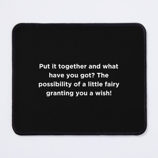 Item preview, Fairy Godmother Quote designed and sold by adelferhat.
