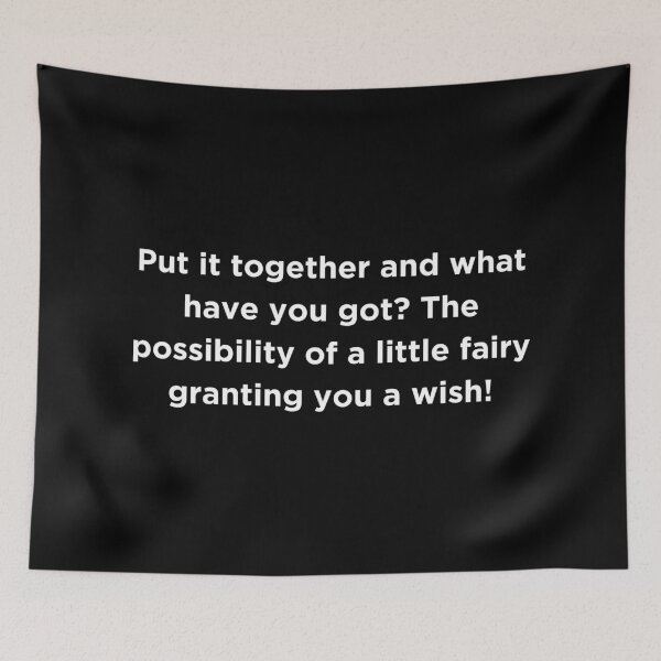 Item preview, Fairy Godmother Quote designed and sold by adelferhat.