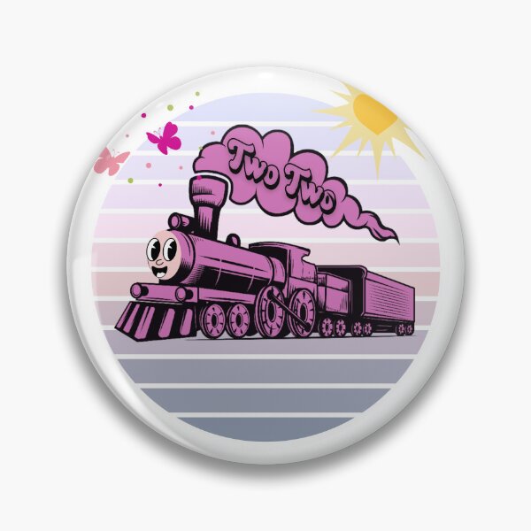 Item preview, Two Two train, locomotive, kids, birthday designed and sold by Reflect33.