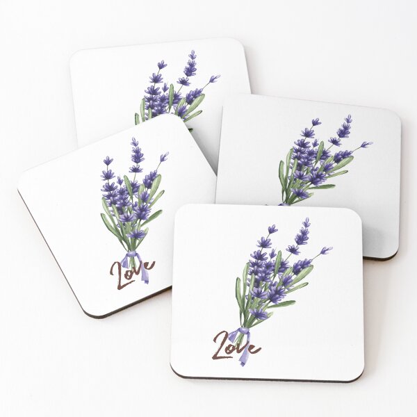 Item preview, Lavender watercolor love designed and sold by stripedcarpet.