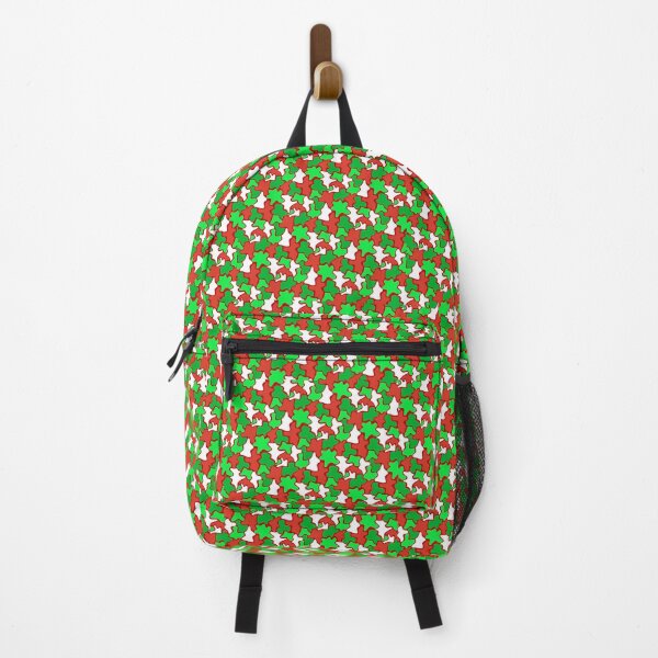 Item preview, Red Green and White Christmas Themed Blob Pattern designed and sold by JaneApril.
