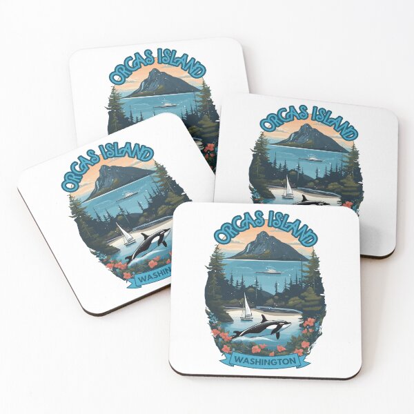 Item preview, Orcas Island Illustration  designed and sold by Pride-Casuals.