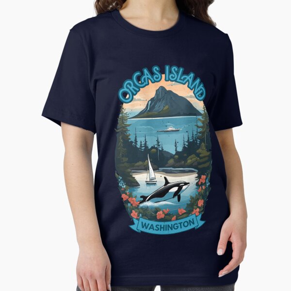 Item preview, Orcas Island Illustration  designed and sold by Pride-Casuals.