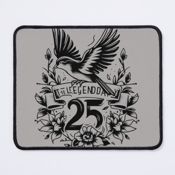 Item preview, The Legendary Peace 25th Tattoo designed and sold by Idoushop.