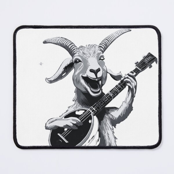 Item preview, Happy Goat Playing the Banjo designed and sold by Urban-Celt.