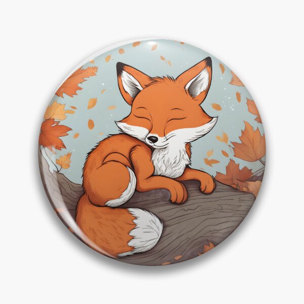 Item preview, Autumn Sleepy Fox designed and sold by mancikart.