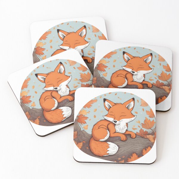 Item preview, Autumn Sleepy Fox designed and sold by mancikart.