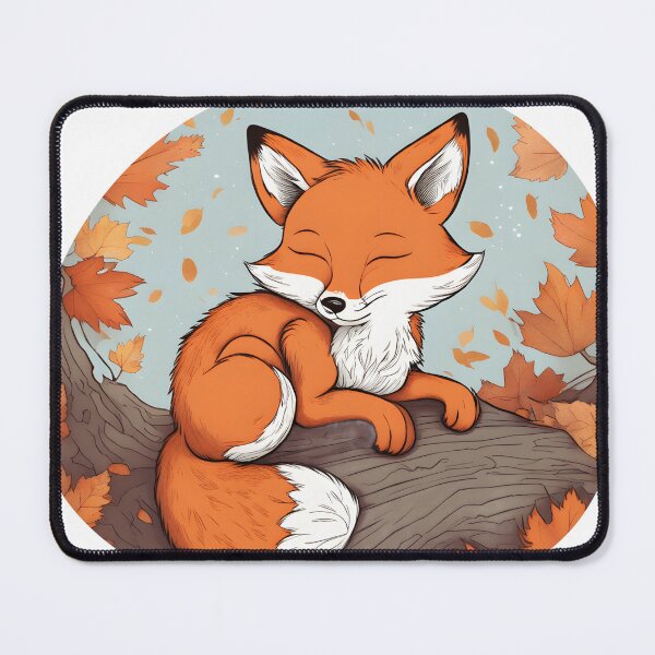 Item preview, Autumn Sleepy Fox designed and sold by mancikart.