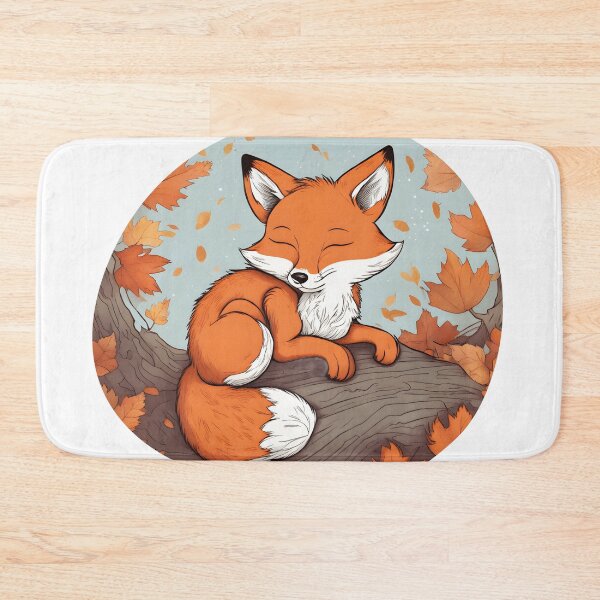 Item preview, Autumn Sleepy Fox designed and sold by mancikart.