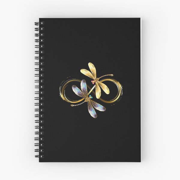 Item preview, Infinity with Two Golden Dragonflies designed and sold by Blackmoon9.