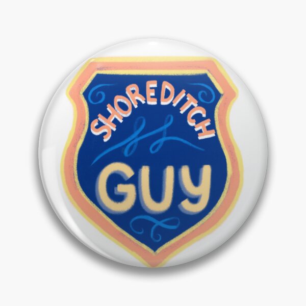 Item preview, Shoreditch guy London Patch designed and sold by HersCreative.