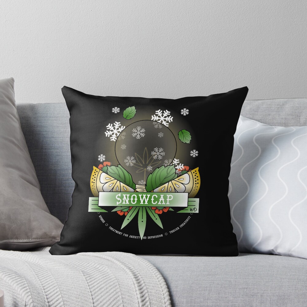 Item preview, Throw Pillow designed and sold by WeedDictionary.