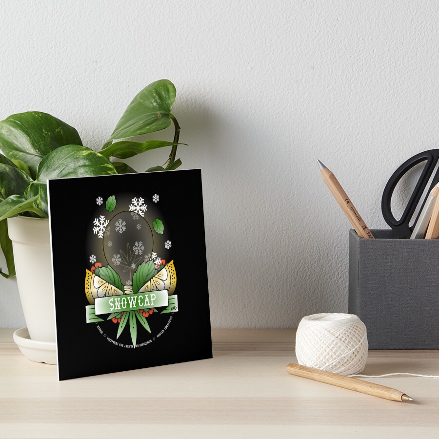 Item preview, Art Board Print designed and sold by WeedDictionary.
