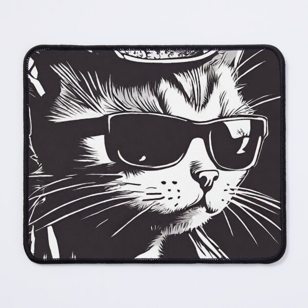 Item preview, Cat In Leathers designed and sold by ThePunkyGoose.