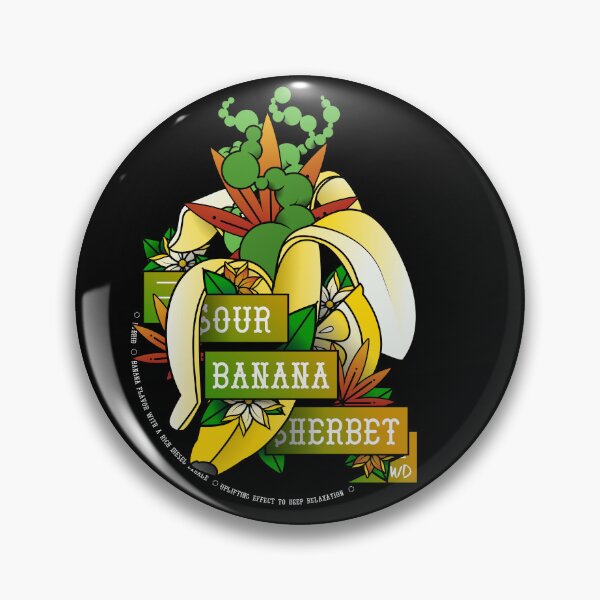 Item preview, Sour Banana Sherbet designed and sold by WeedDictionary.