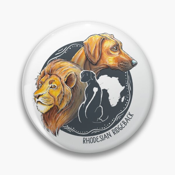 Item preview, Rhodesian Ridgeback watercolor designed and sold by Motivburg.