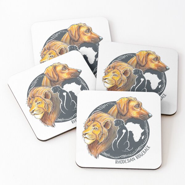 Item preview, Rhodesian Ridgeback watercolor designed and sold by Motivburg.
