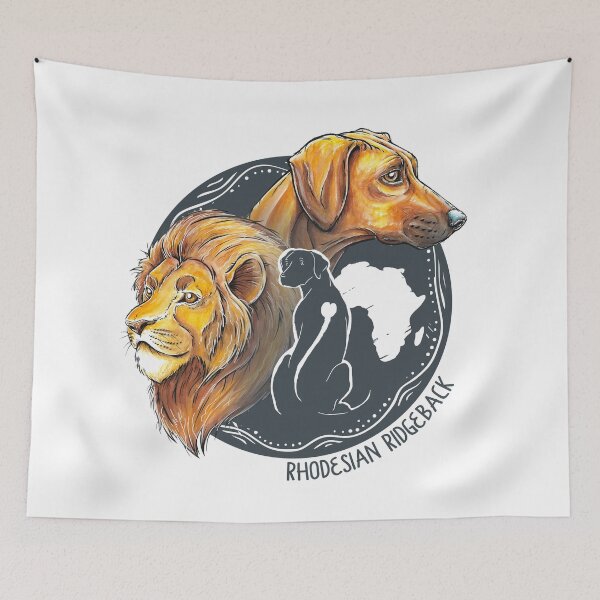 Artikelvorschau, Rhodesian Ridgeback Aquarell entworfen und verkauft von Motivburg.