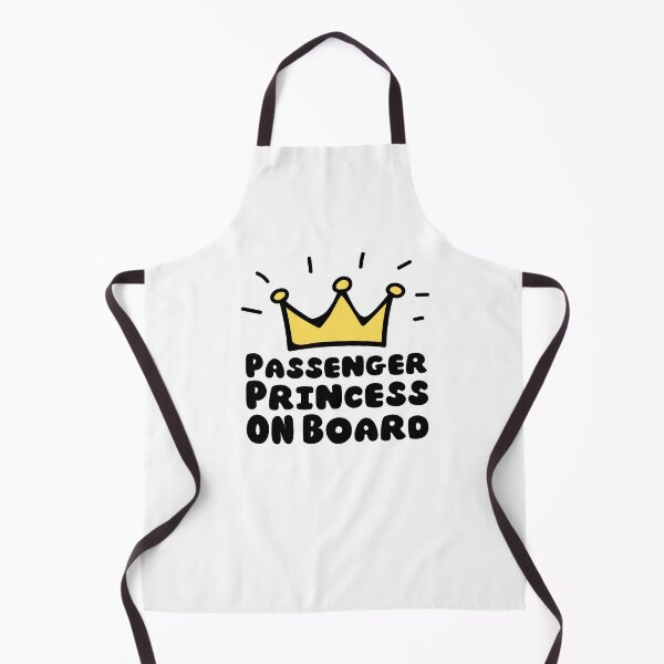 Item preview, passenger princess on board with a queen crown| passenger princess designed and sold by Happiness-pills.