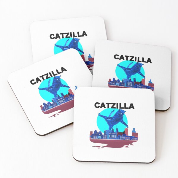 Item preview, Funny Retro Catzilla 01 designed and sold by creativerooney.